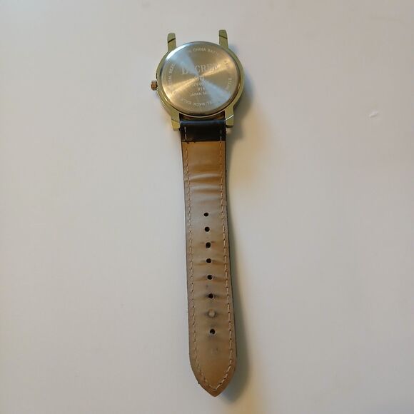 Decree Women's Green Yellow Round Gold Tone Dial Casual Watch Japan Movt - Picture 8 of 15